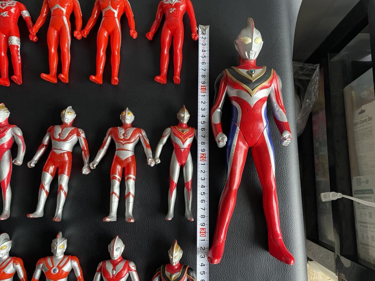 中古品☆ウルトラマン ソフビ フィギュア 人形 大量セット まとめ売り 当時物 おもちゃ _画像8