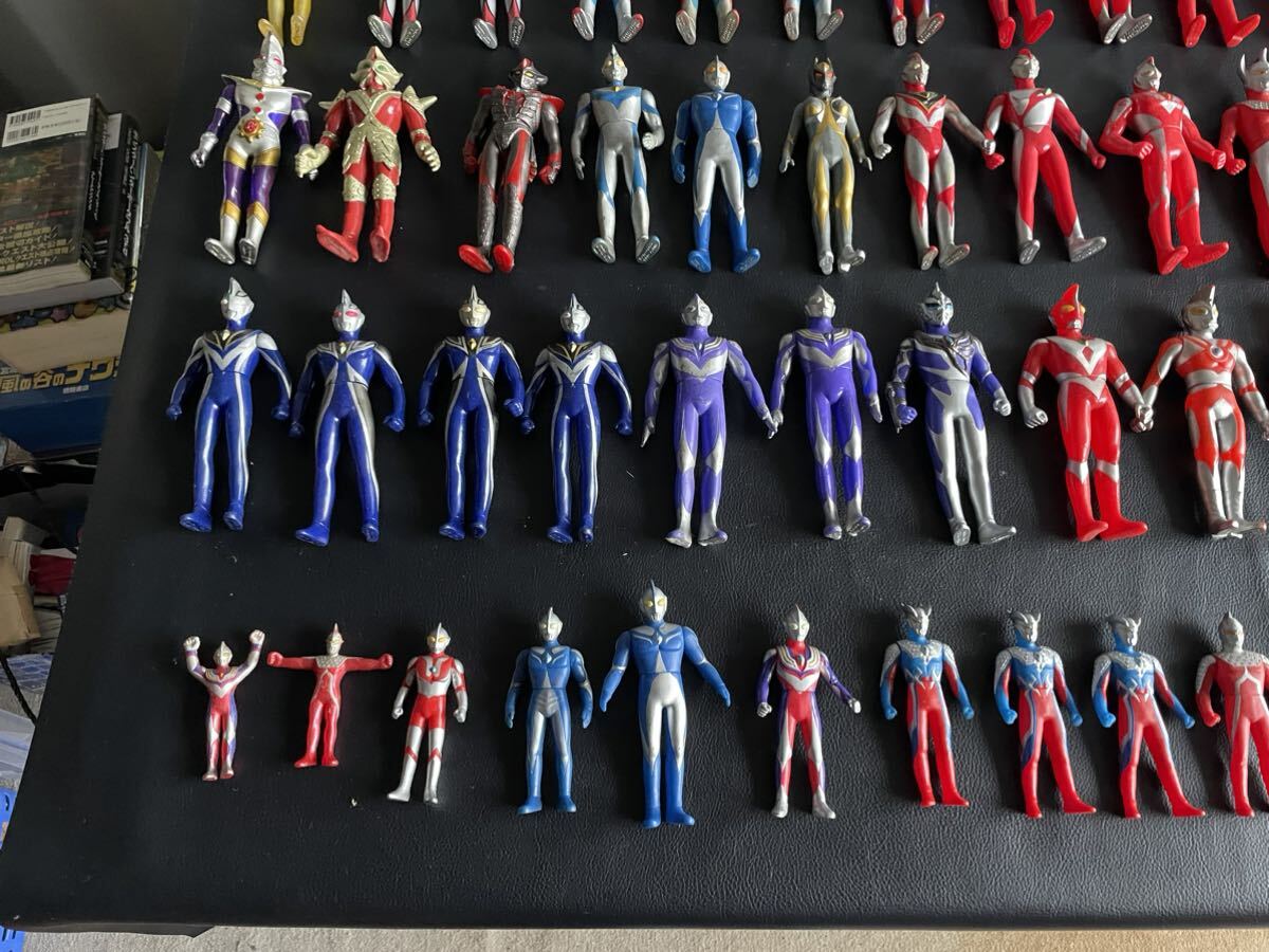 中古品☆ウルトラマン ソフビ フィギュア 人形 大量セット まとめ売り 当時物 おもちゃ _画像5