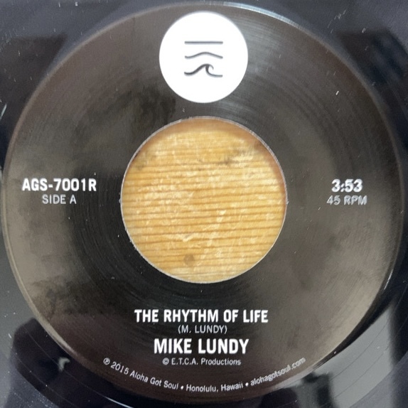 MIKE LUNDY THE RHYTHM OF LIFE / TROPIC LIGHTNING (RE) 45's 7インチ_画像1