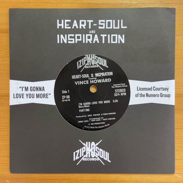 HEART SOUL & INSPIRATION I'M GONNA LOVE YOU MORE 45's 7インチ_画像1