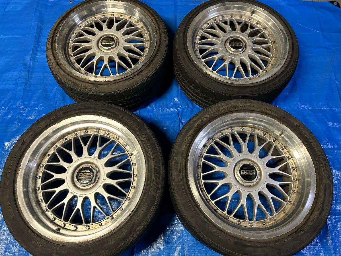 インパルBBS 18インチ IMPUL BBS M1 18inch 9J+25 10J+40 4本セット 絶版 希少の画像1