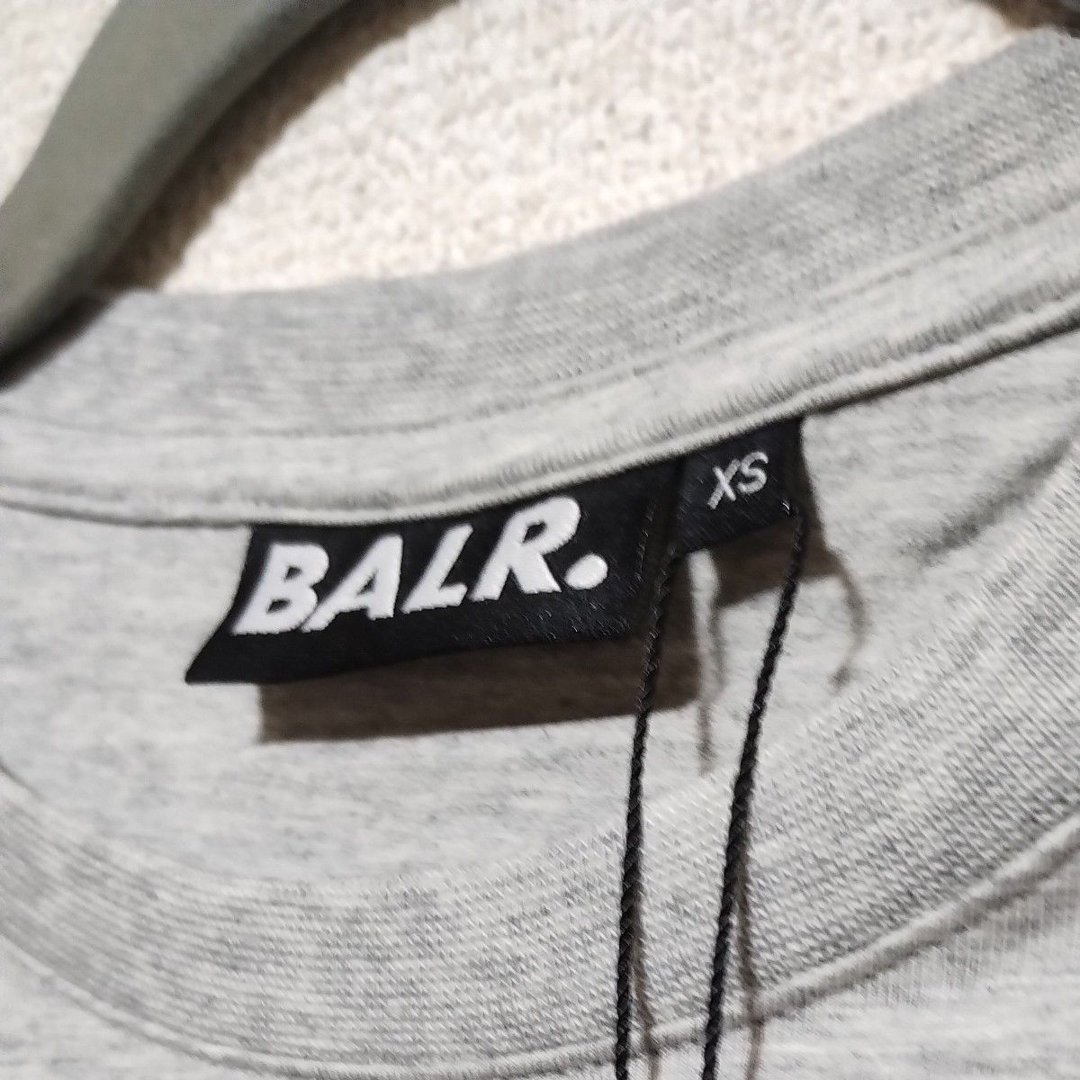 [値下げ]【タグ付 未使用】BALR. ボーラー ボックスロゴ Tシャツ  XSサイズ(日本サイズS相当) グレー