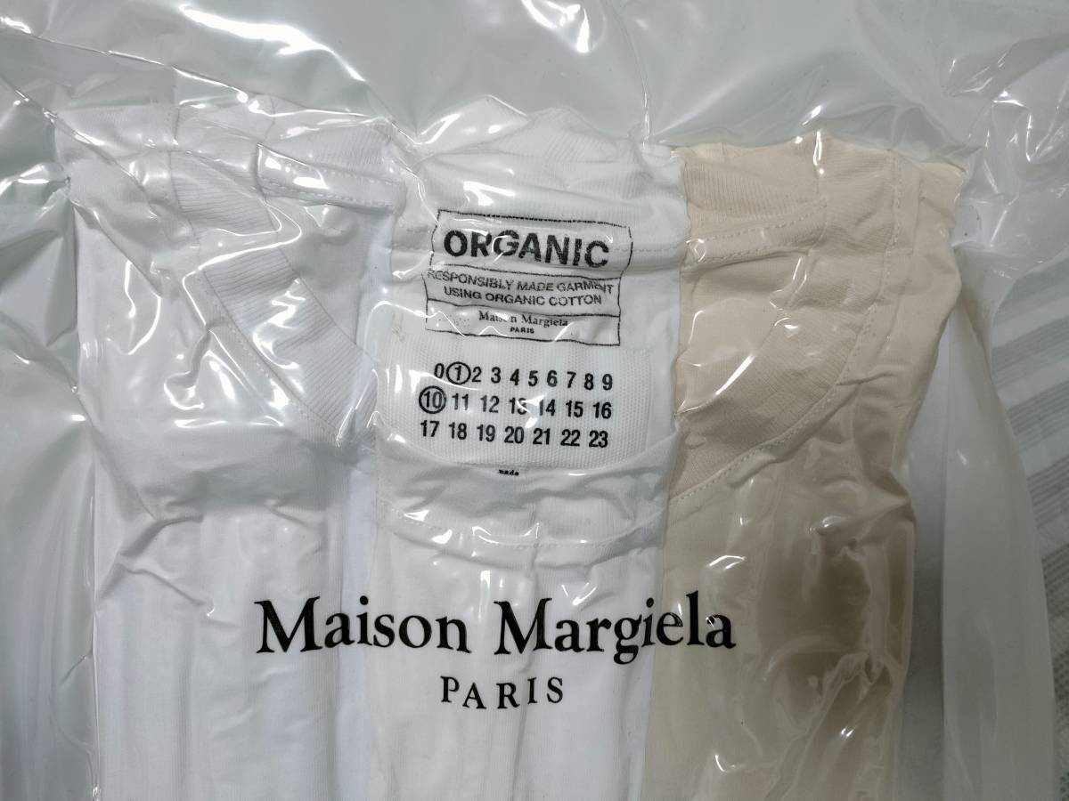 【正規品・定価72600円】Maison Margiela パックTシャツ 3枚組 Sサイズ S50GC0687 S2397★メゾンマルジェラ 3PACK T-SHIRT マルタン_画像3