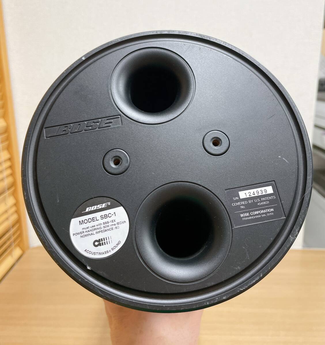 【BOSE ボーズ キャノンウーハー SBC-1 Stage Side Sound スピーカー♪】バズーカ/ウーファー/現状品/T64-300の画像4