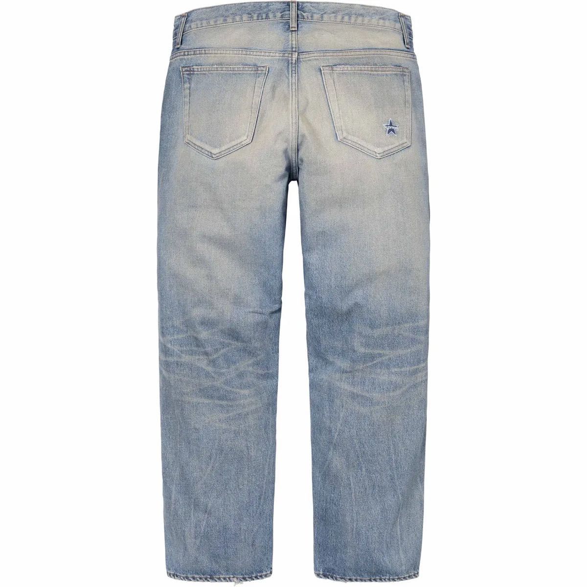 【新品未着用】Supreme Distressed Loose Fit Selvedge Jean 36 24SS