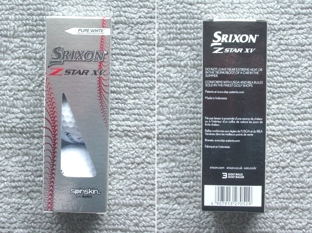 スリクソン　SRIXON　Z-STAR XV ２０２１年モデル　US仕様品　ピュアホワイト　３ダース　未使用品　送料無料_画像4