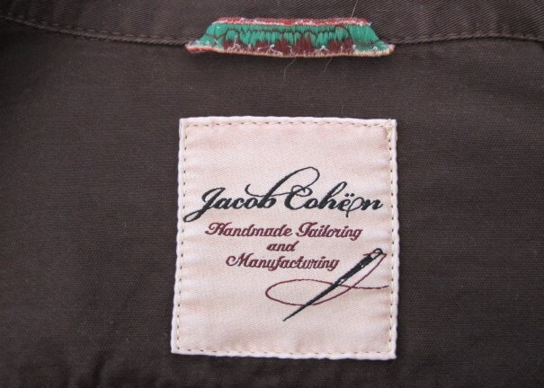 ★Jacob Cohen 　トラッカージャケット　Gジャン　綿100%　メタルボタン　ブラウン　正規品　Nudie Jeans 　イタリア製 ★_画像6
