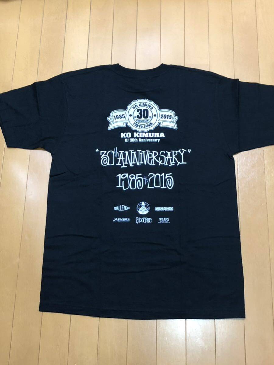 KO KIMURA DJ 30周年記念 Tシャツ Lサイズ 新品未使用品 NEIGHBORHOOD S/DOUBLE 6ネーム_画像4