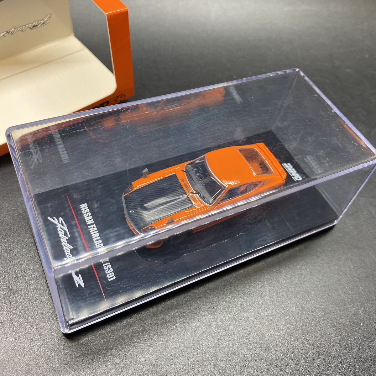 INNO64 1/64 Nissan Fairlady Z 日産 フェアレディ Z (S30) オレンジ ミニカー 中古 美品 稀少 レア イノモデルの画像7