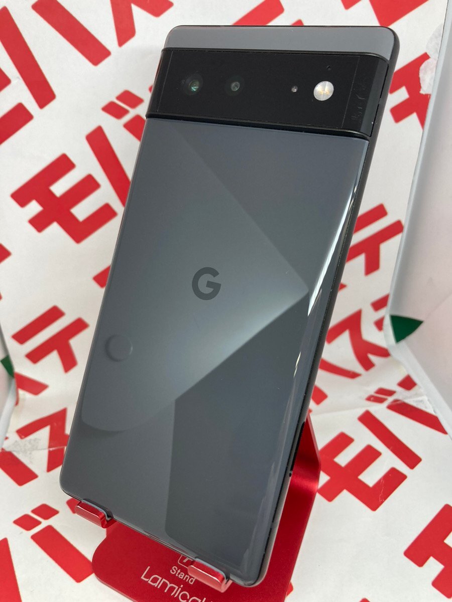 1000円スタート! 【送料無料】SIMフリー GR1YH Google Pixel 6 128GB ブラック Android 本体 269の画像2