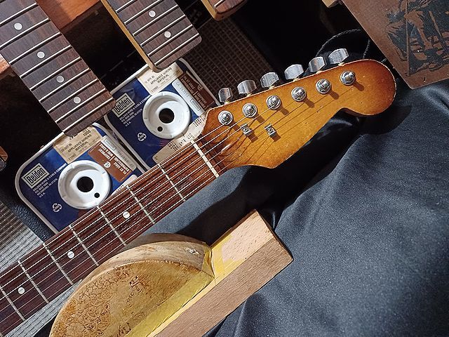 ◎Vintage Reproduction Ultimate Relic Custom Vintage 60`S 3 Sunburst Stratocaster レリック ＆ エイジド VintageCapa VintageWier◎_画像10