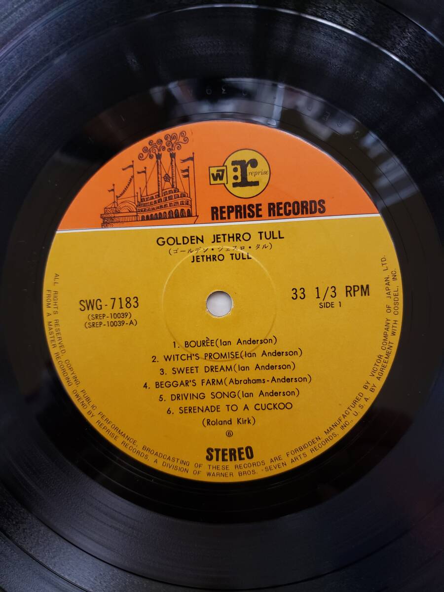 Jethro Tull ジェスロ タル LP国内盤 盤美 ゴールデン ジェスロ タル の画像3