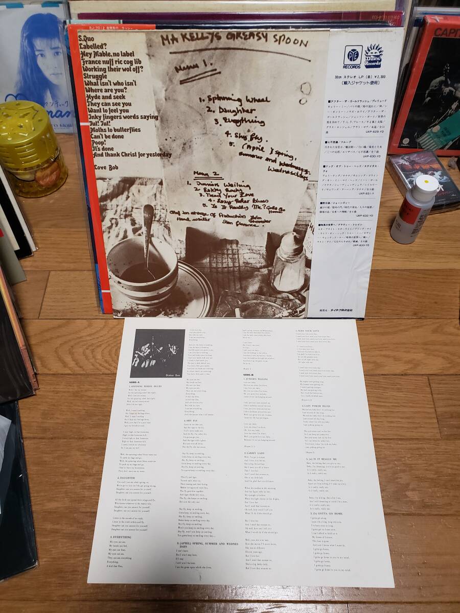 Status Quo ステイタス クォー LP ケリーの油塗スプーン まとめ買いがお得にの画像4