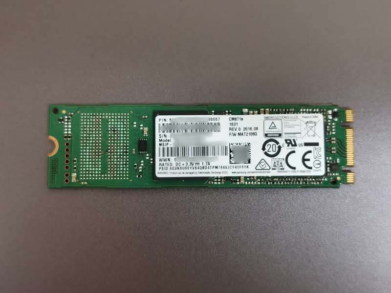 【 動作品 】▼ サムスン M.2 SATA SSD 128GB ▼ の画像1