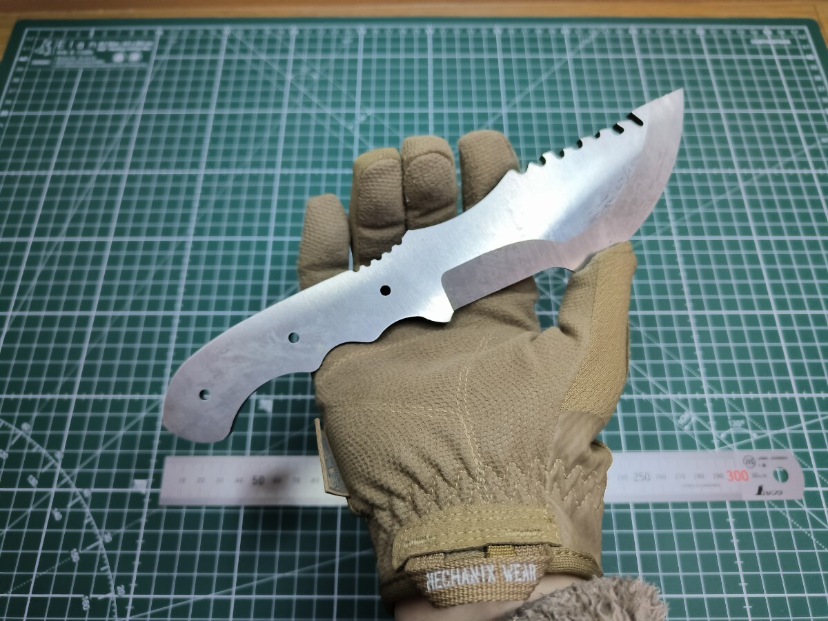 B#14　ナイフブランク　ナイフ ナイフメーキング　ナイフ自作　ブランク加工　刃材 440C_画像9