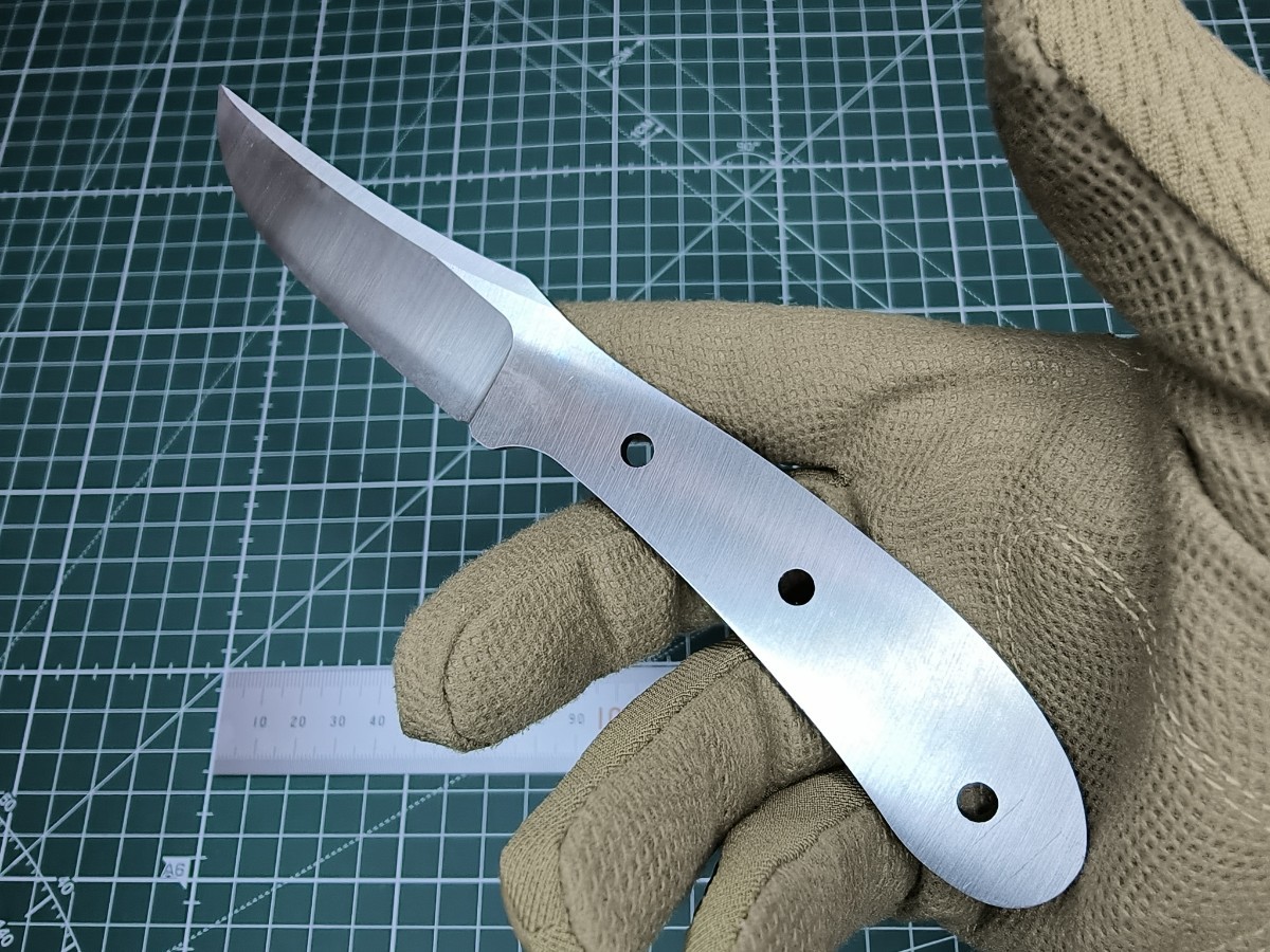 B#12 ナイフブランク ナイフ ナイフメーキング ナイフ自作 ブランク加工 刃材 440Cの画像2