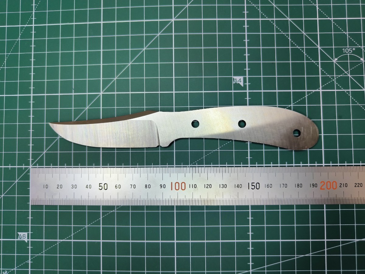 B#12 ナイフブランク ナイフ ナイフメーキング ナイフ自作 ブランク加工 刃材 440Cの画像1