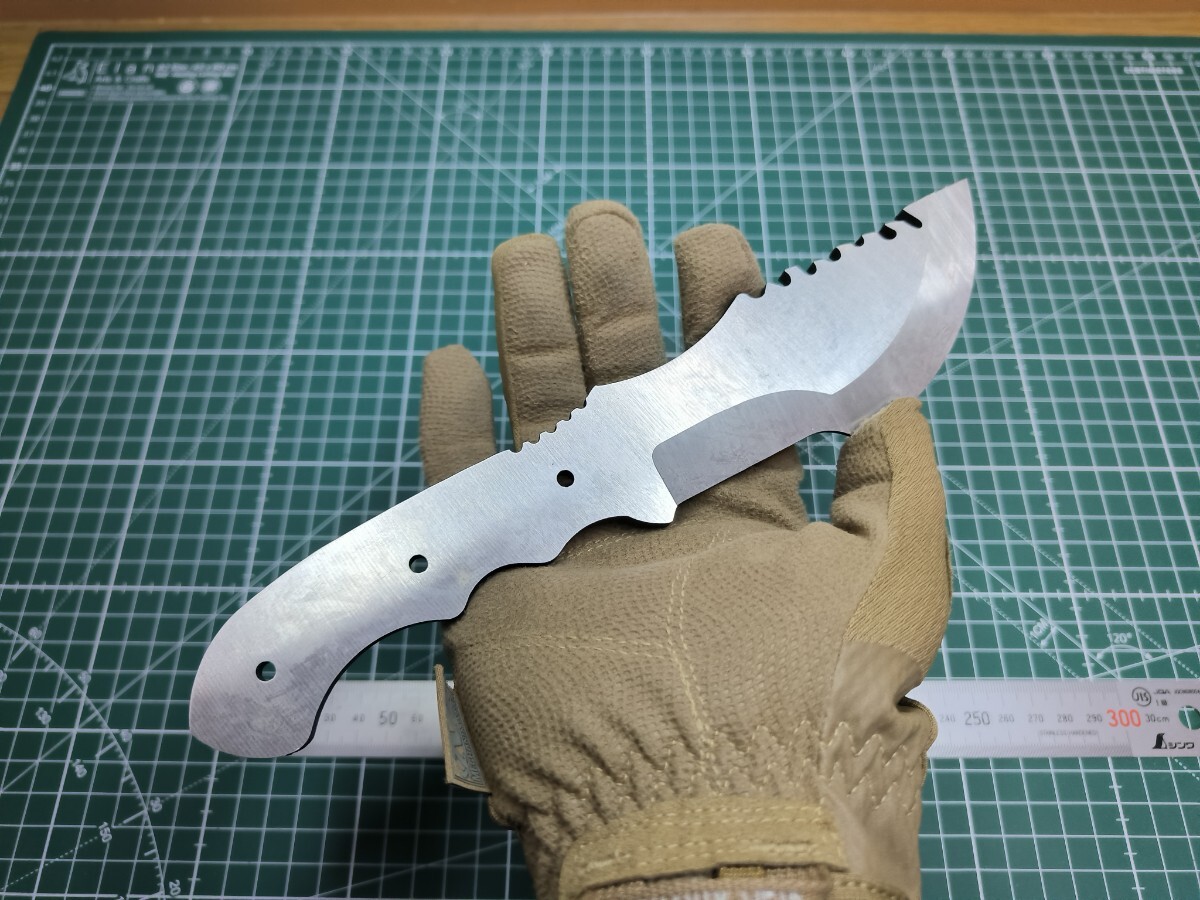 B#14　ナイフブランク　ナイフ ナイフメーキング　ナイフ自作　ブランク加工　刃材 440C_画像3