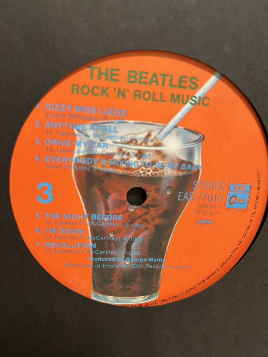 ビートルズ 帯付 Beatles ロックン ロール ミュージック stereo EAS77009-10Rock Roll Music の画像9