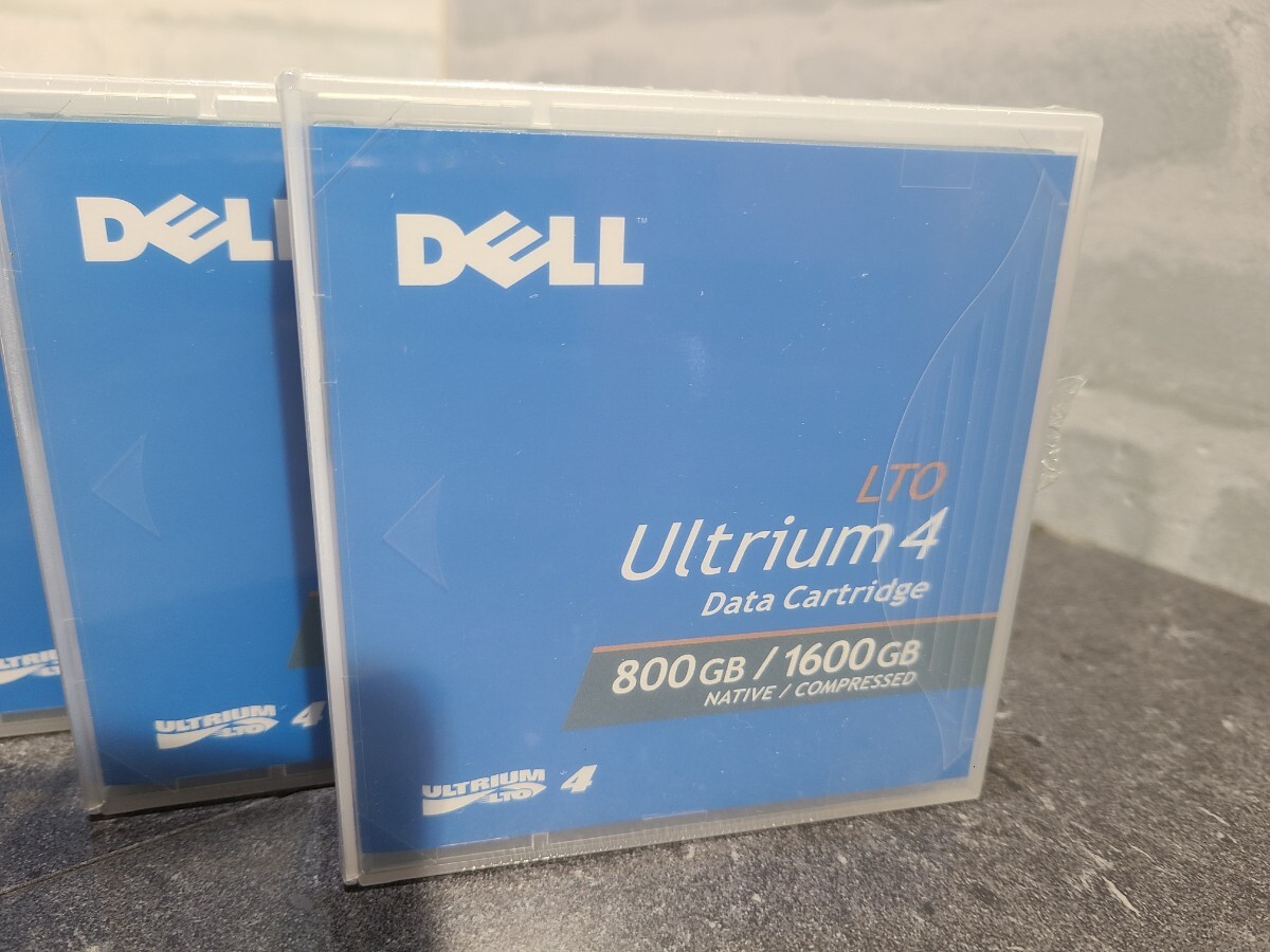 【新品未使用品】管1A59 DELL LTO Ultrium 4 Data Cartridge 800GB/1600GB 4個セットの画像2