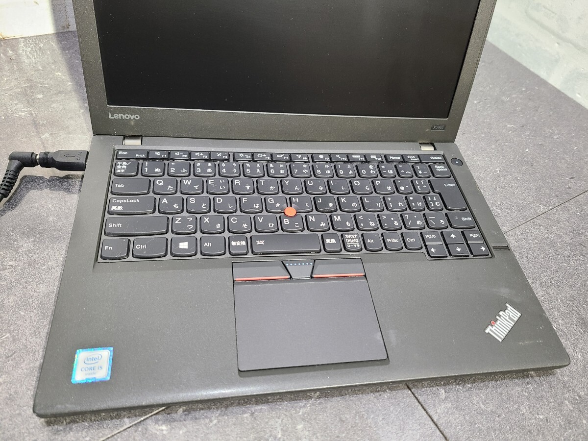 【ジャンク品】管1A167 Lenovo ThinkPad X260 CPU core i5-6200U HDD無し、HDD マウント有り、メモリー無し、バッテリ－無し 通電しませんの画像3