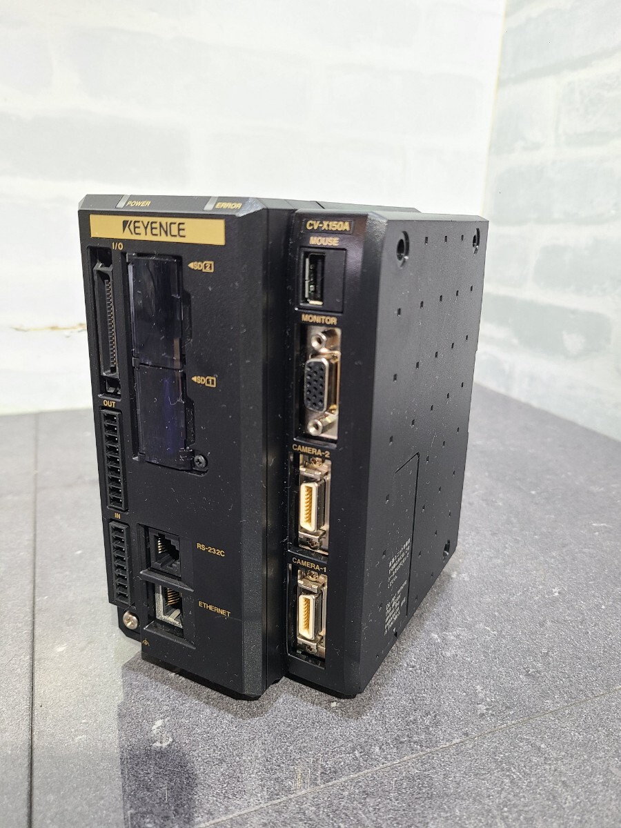 【中古動作品】管1A91 KEYENCE 画像センサコントローラー CV-X150A _画像1