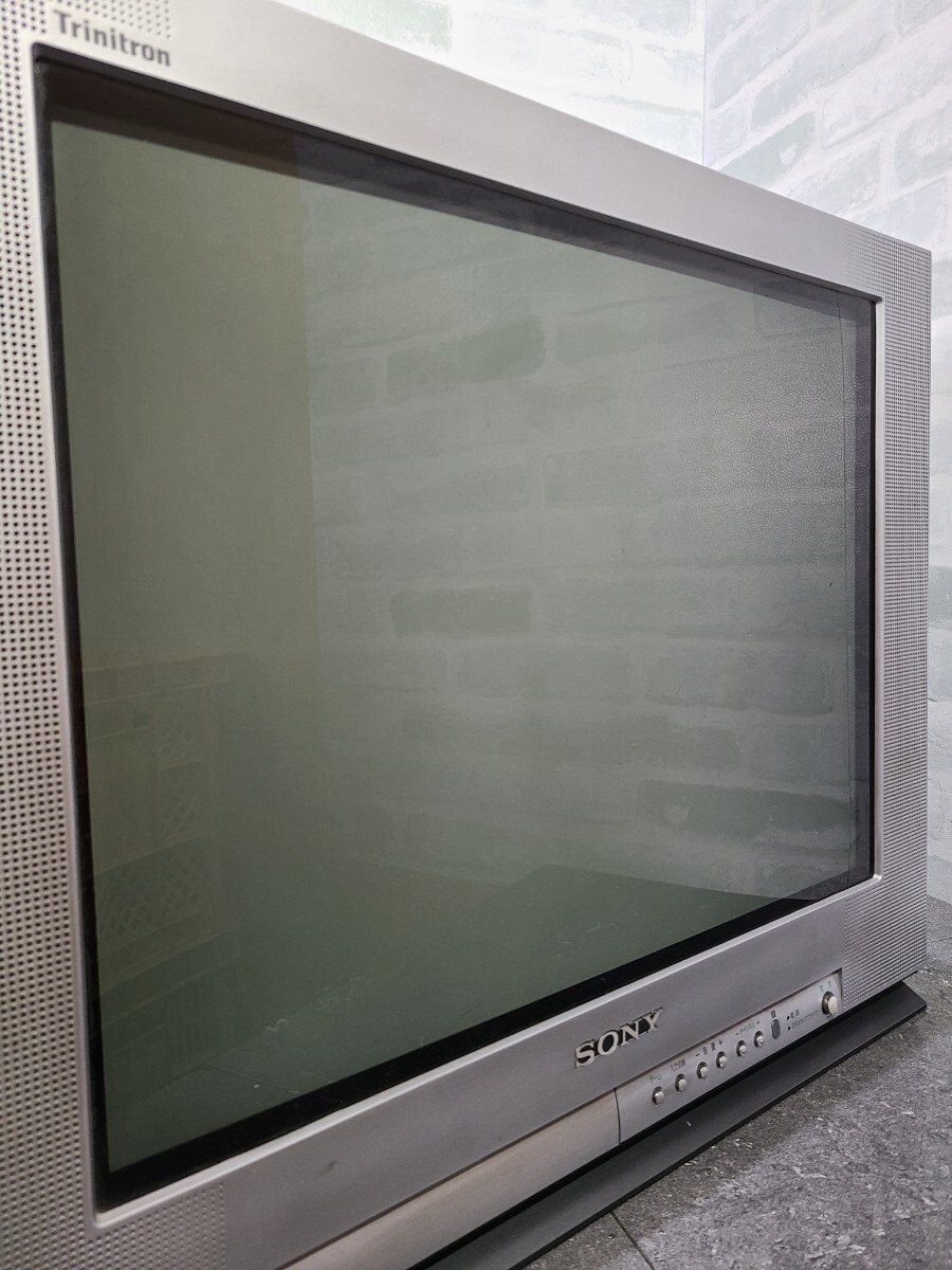 【現状品】管1A106 SONY Trinitron トリニトロン ブラウン管テレビ カラーテレビ 21型 KV-21DA1 2001年製 通電OK の画像3