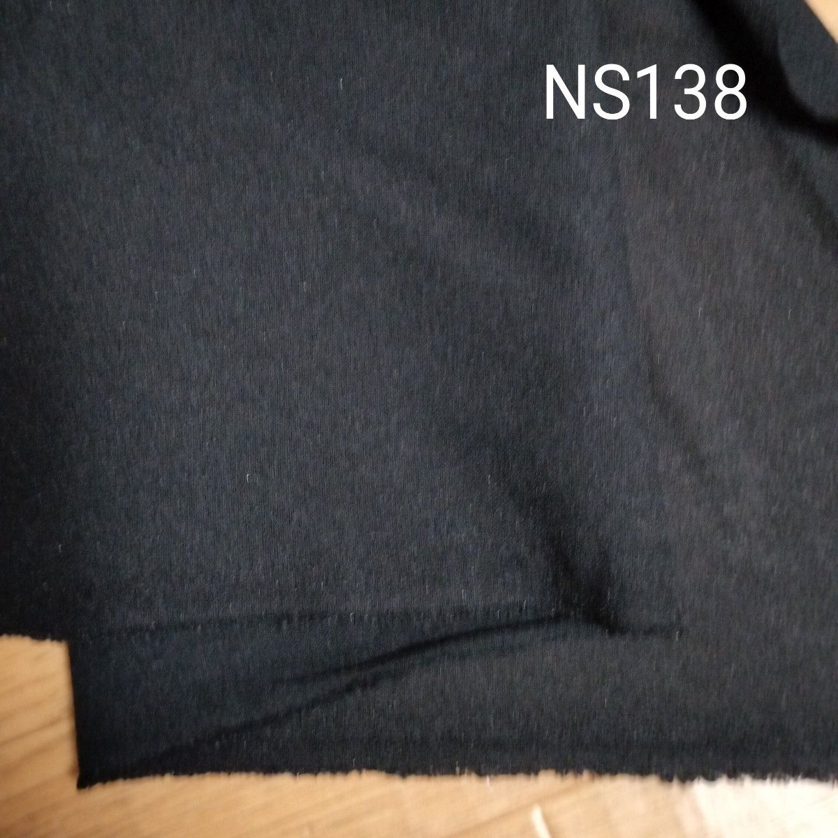 NS138アイロン接着芯 黒 ポリ織物　微厚ソフト 微伸縮あり2ｍ→ｍ変更の場合は購入前に質問からコメントしてください