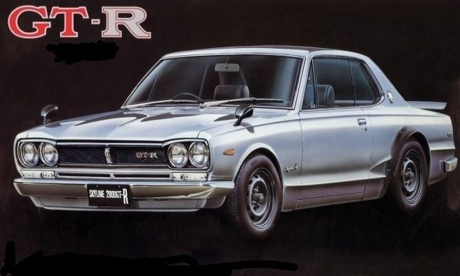 フラッグ　ハコスカ2000GT-R ポスター　T133　ガレージ装飾　バナー