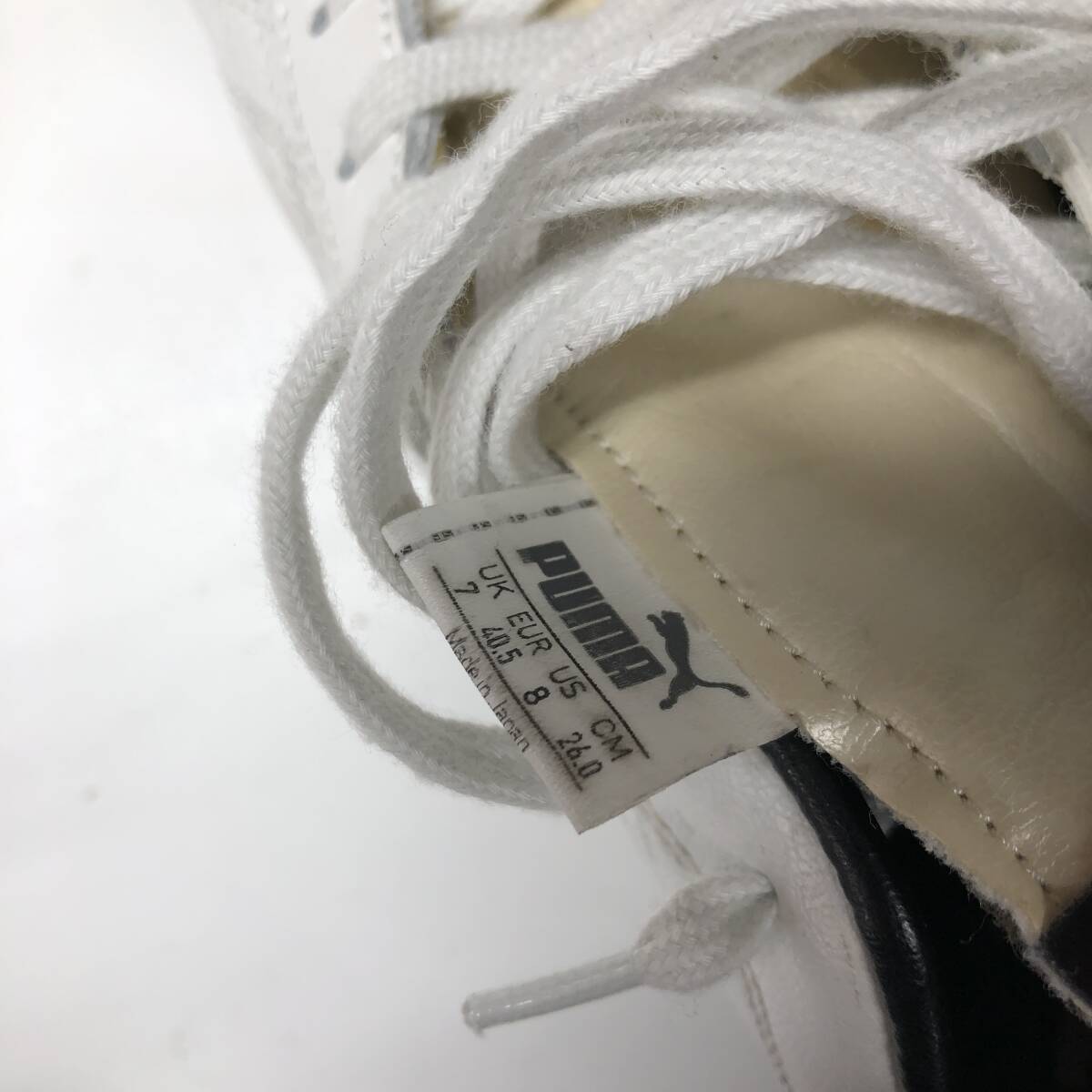 日本製 PUMA プーマ パラメヒコ E HG ホワイト ブラック US8 日本製 PUMA プーマ パラメヒコ E HG ホワイト ブラック US8