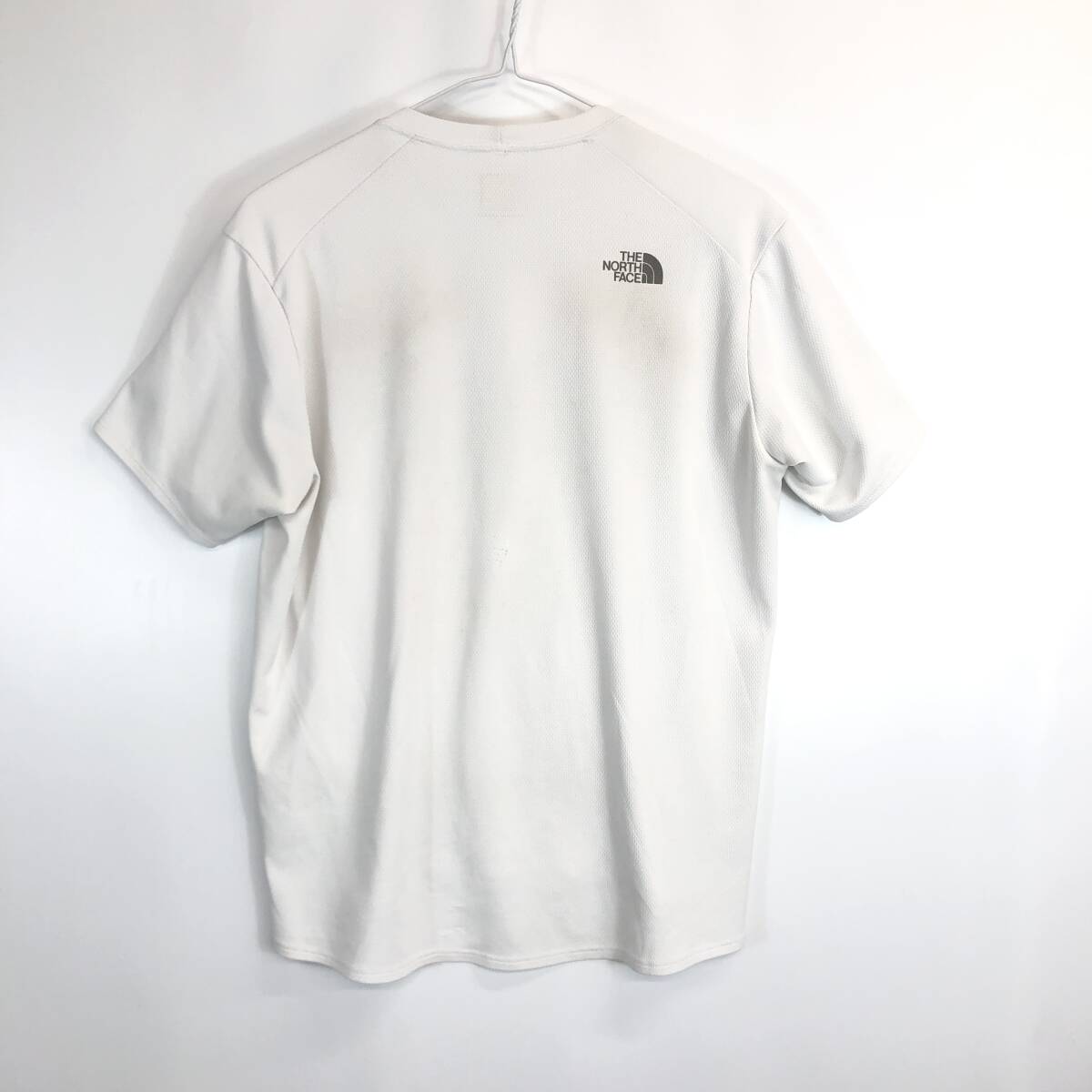 THE NORTH FACE(ノースフェイス) S/S SOCOOL PRINT CREW 半袖速乾Tシャツ ホワイト Men's Mサイズ NT11284