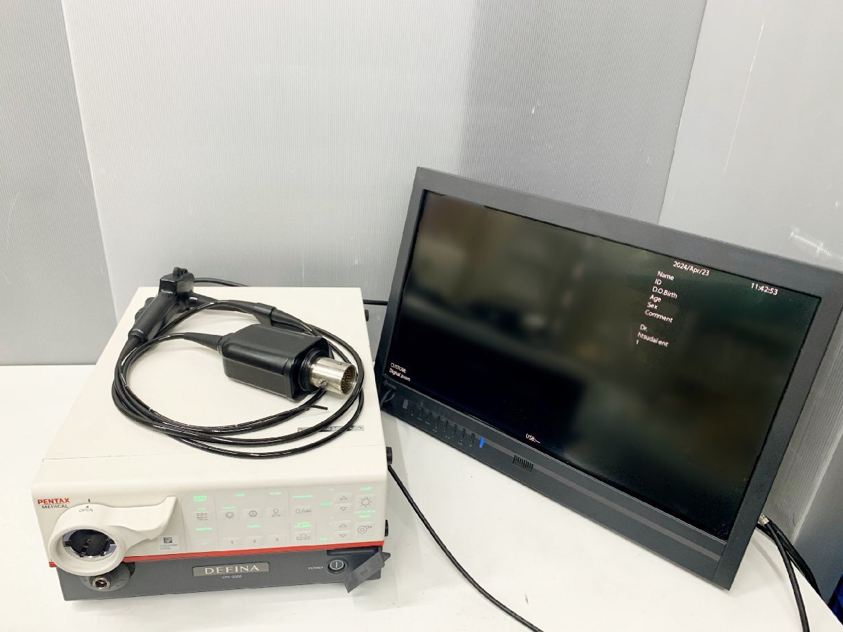 PENTAX Medical VIDEO PROCESSOR EPK-3000 ビデオプロセッサ ビデオ鼻咽喉スコープ VNL8-J10 RadiForce MS231WT ペンタックスの画像1