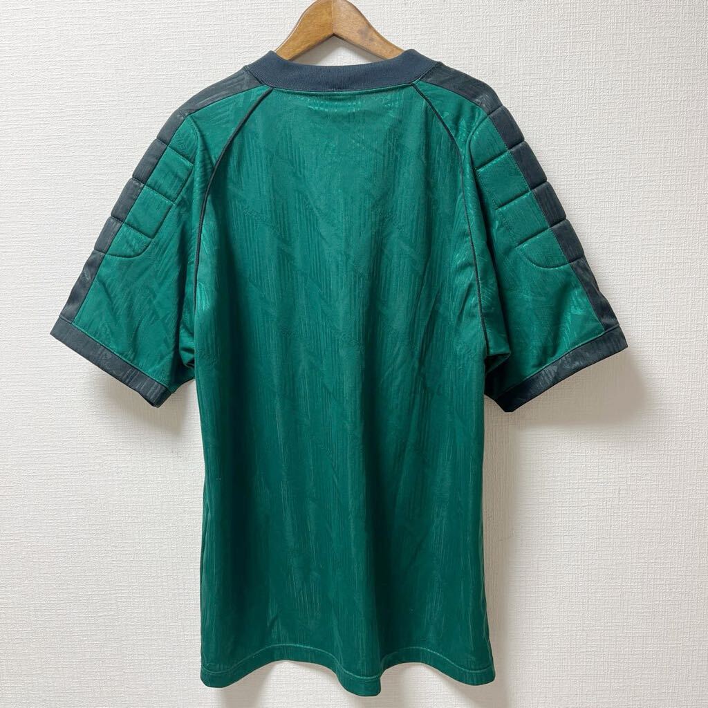 PENALTY ペナルティ ゴールキーパー GK 肩パッド 半袖シャツ ゲームシャツ Oサイズ グリーン ポリエステル_画像2