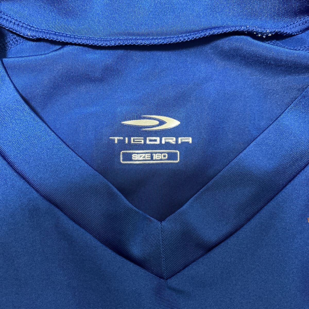 TIGORAtigola безрукавка компрессионный рубашка 160 размер голубой 