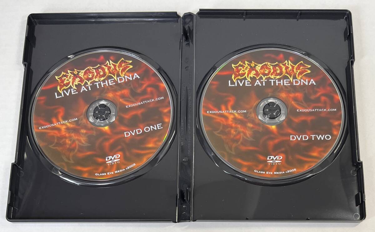 M6196◆EXODUS◆LIVE AT THE DNA(2DVD)輸入盤/米国産スラッシュ・メタル/ネット限定盤_画像3