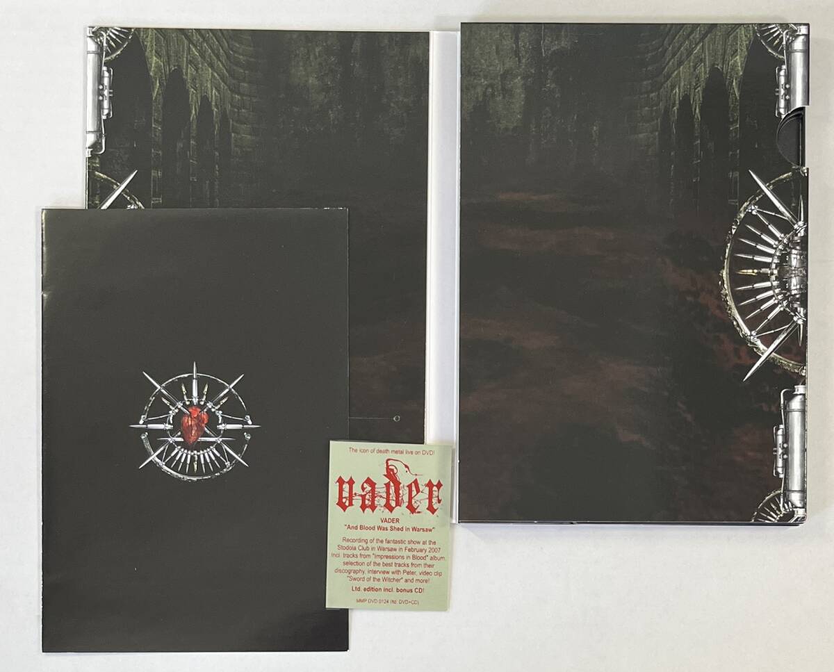 M6220◆VADER◆AND BLOOD WAS SHED IN WARSAW(1DVD+1CD)輸入盤/ポーランド産デス/スラッシュ・メタルの画像3