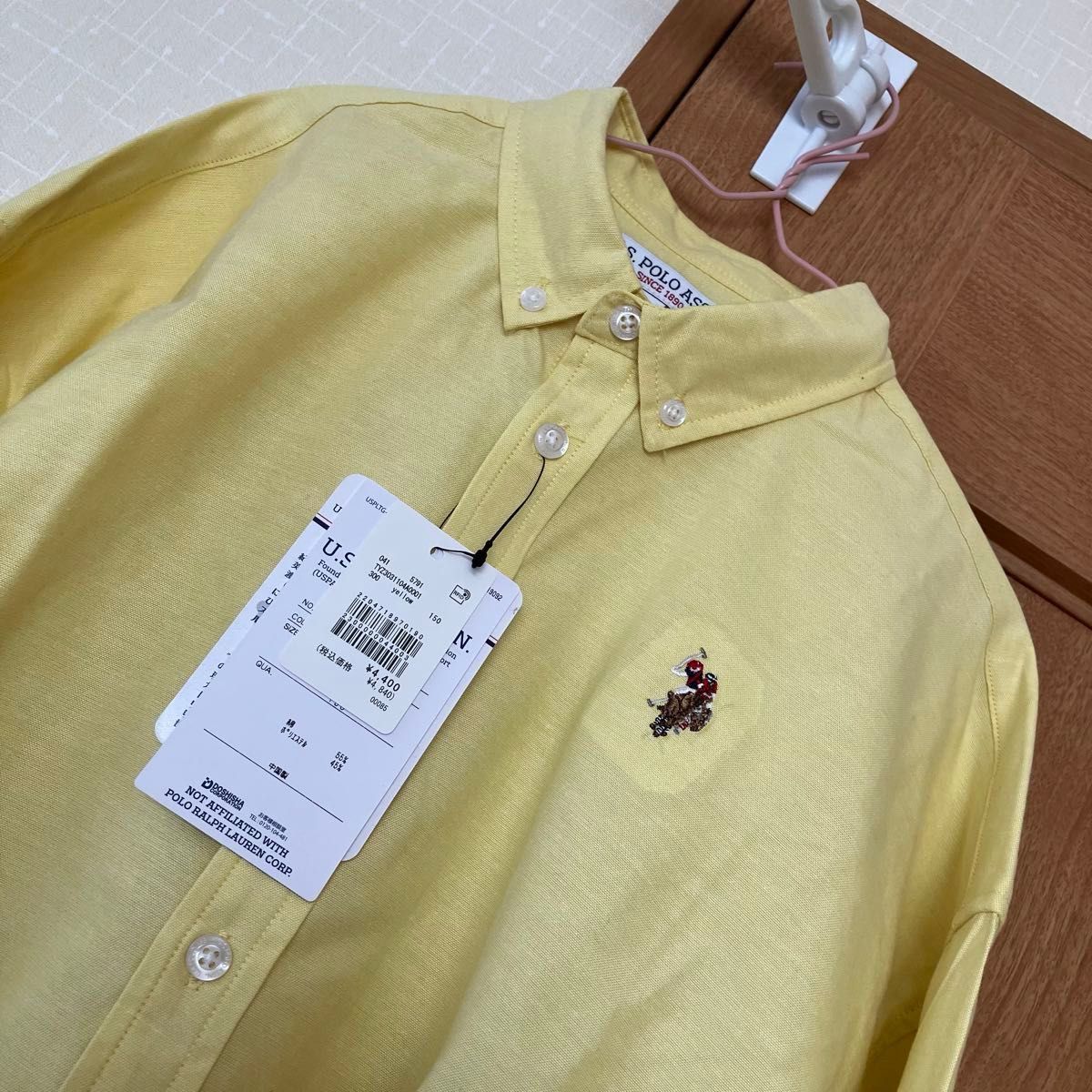 新品　子供服 150cm 長袖シャツ 長袖 POLO ポロ　HISTORY タグ付き　春物　春服　ユーエスポロアッスン