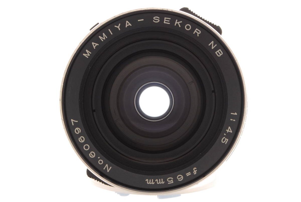 ＜良品＞ MAMIYA SEKOR NB 1:4.5 f=65mm マミヤ レンズ RB67 中判 簡易動作確認済 #332の画像3