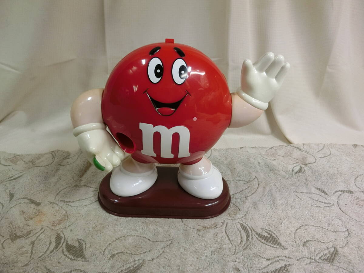 ★M&M's エムアンドエムズ ヴィンテージフィギュア 1991年 人形 チョコレート 赤 キャラクター 美品 中古の画像1