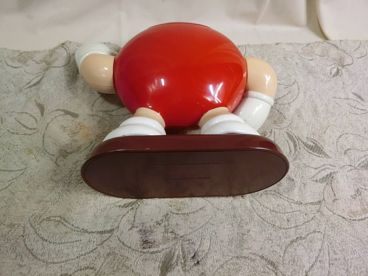 ★M&M's エムアンドエムズ ヴィンテージフィギュア 1991年 人形 チョコレート 赤 キャラクター 美品 中古の画像5