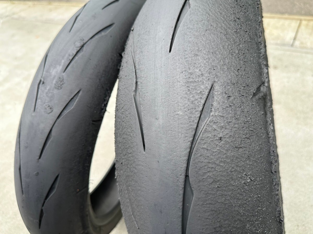 BS R11 120/600R17 180/640R17 ラップ巻室内保管 120/70 180/55 180/60相当 スーパーコルサ パワーカップE_画像2