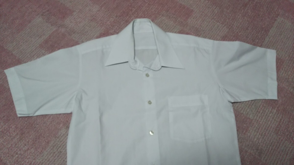 * free shipping * short sleeves school shirt 160 size corresponding 