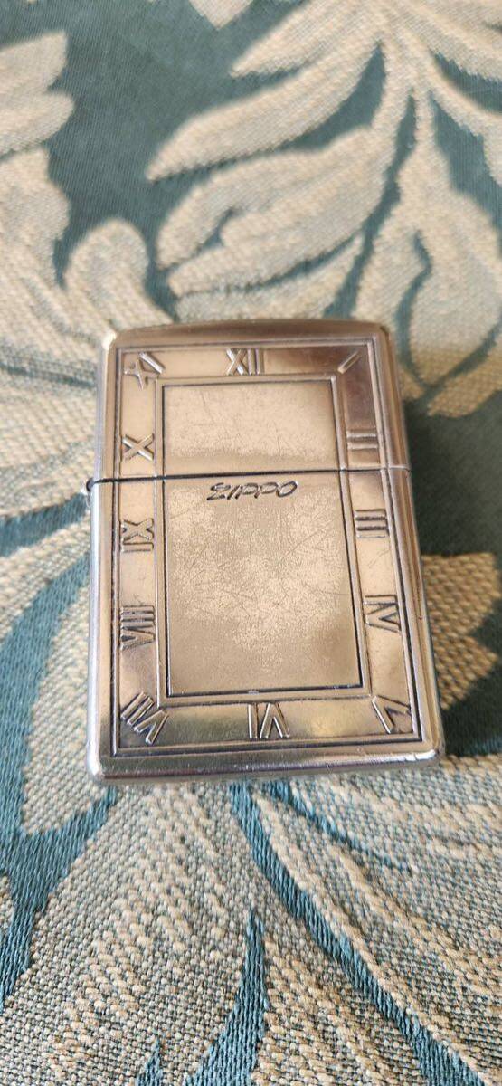 ZIPPO ジッポー オイルライター シルバーカラー ローマ数字_画像4