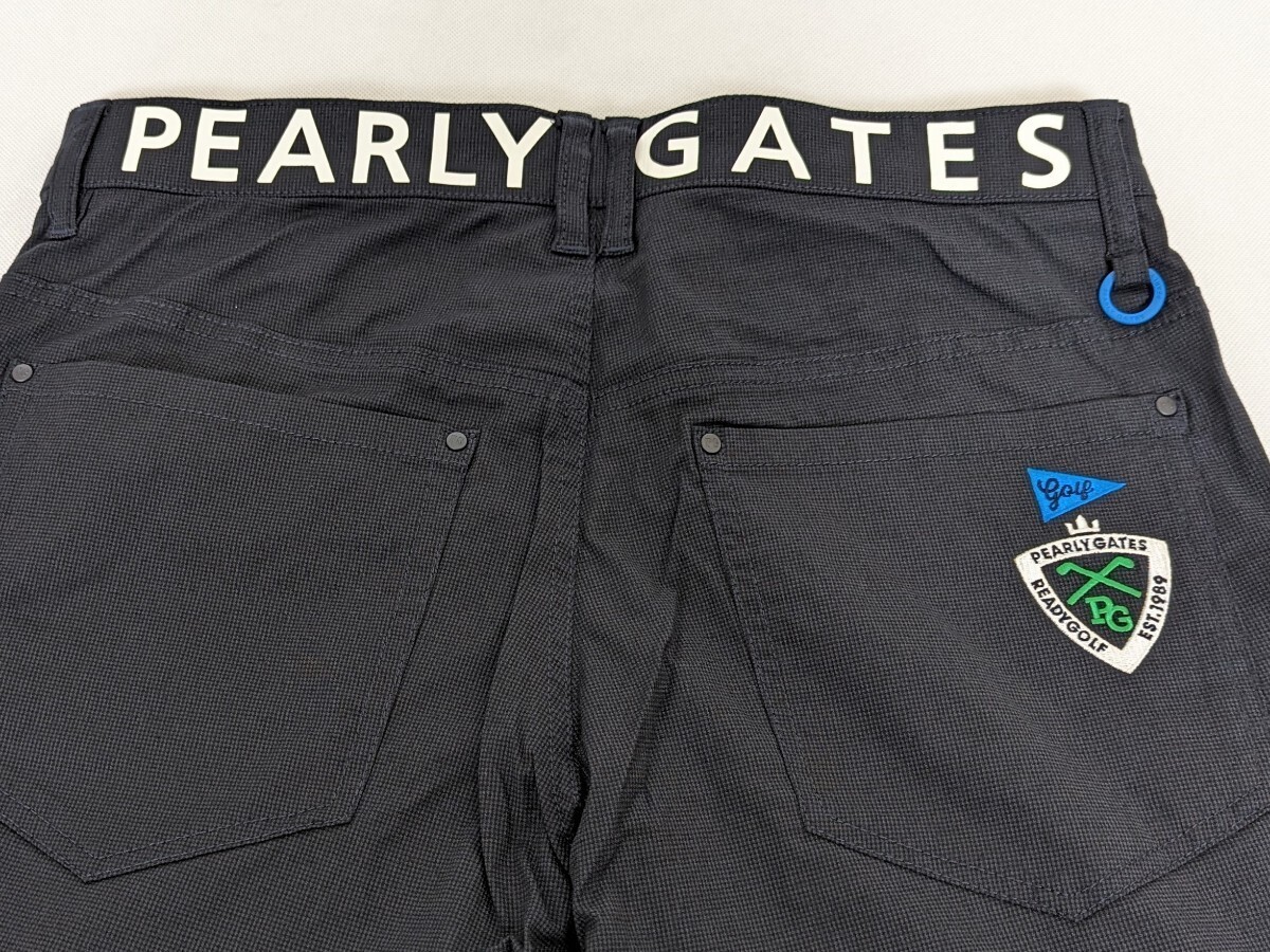 ★新品正規品 PEARLYGATES/パーリーゲイツメンズ5ポケット コットン/ポリエステル ストレッチパンツ 5(L) 春夏のゴルフに大活躍！接触冷感の画像3