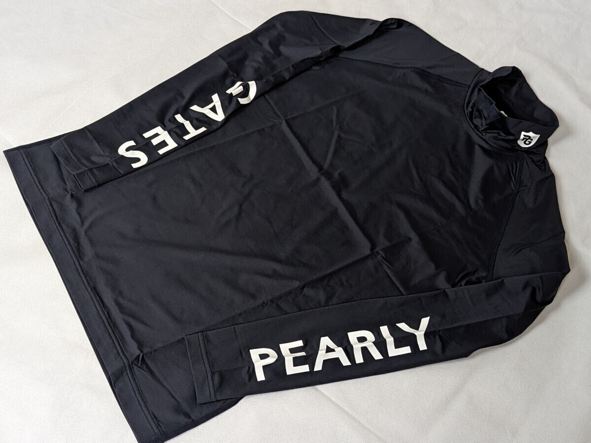 ☆新品正規品 PEARLYGATES/パーリーゲイツ Beatrix cool長袖ハイネックカットソー size5(L)  抜群のストレッチ性、ひんやりクール素材！の画像4