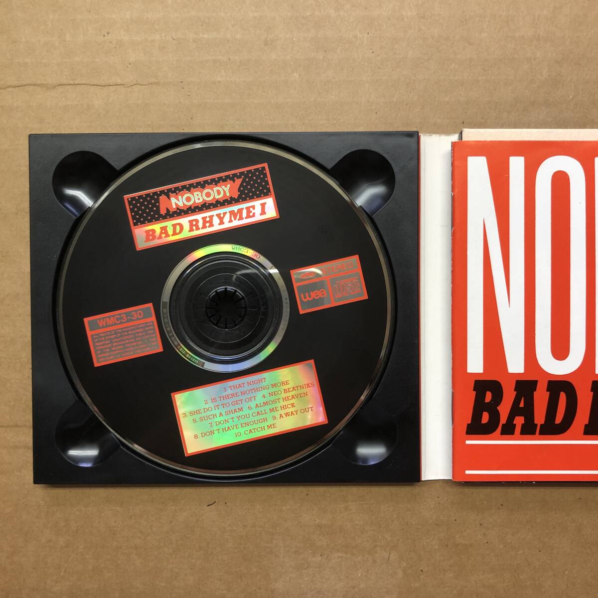 ■ NOBODY / BAD RHYME 【2CD】WEA3-30/1[2枚組] _画像3