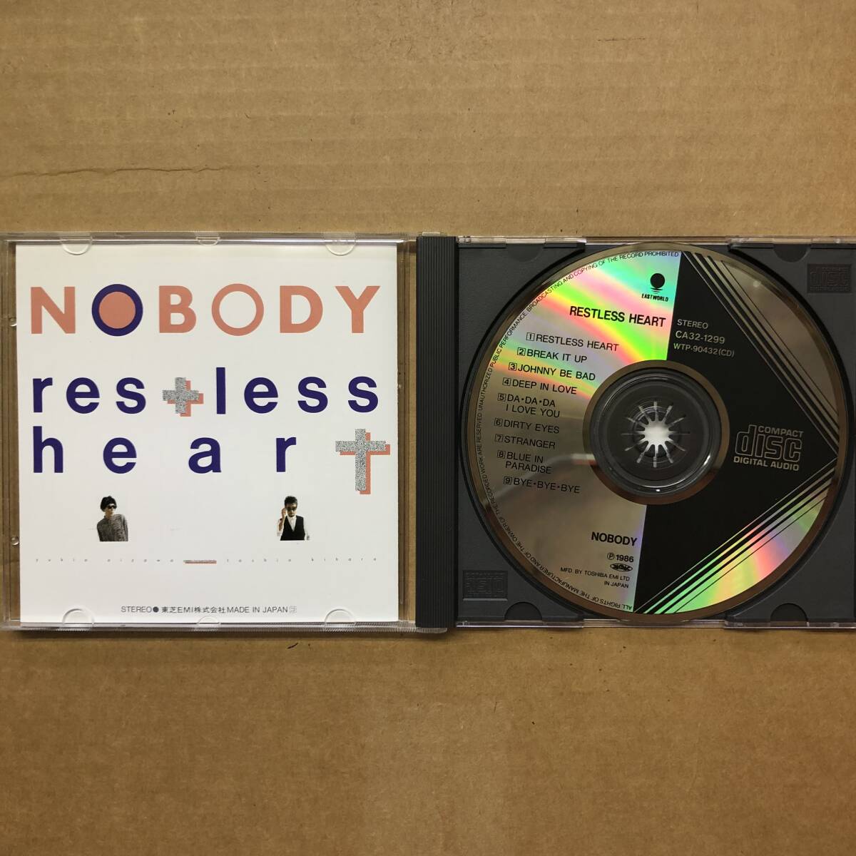 ■ NOBODY / レストレス・ハート 【CD】CA32-1299 _画像3