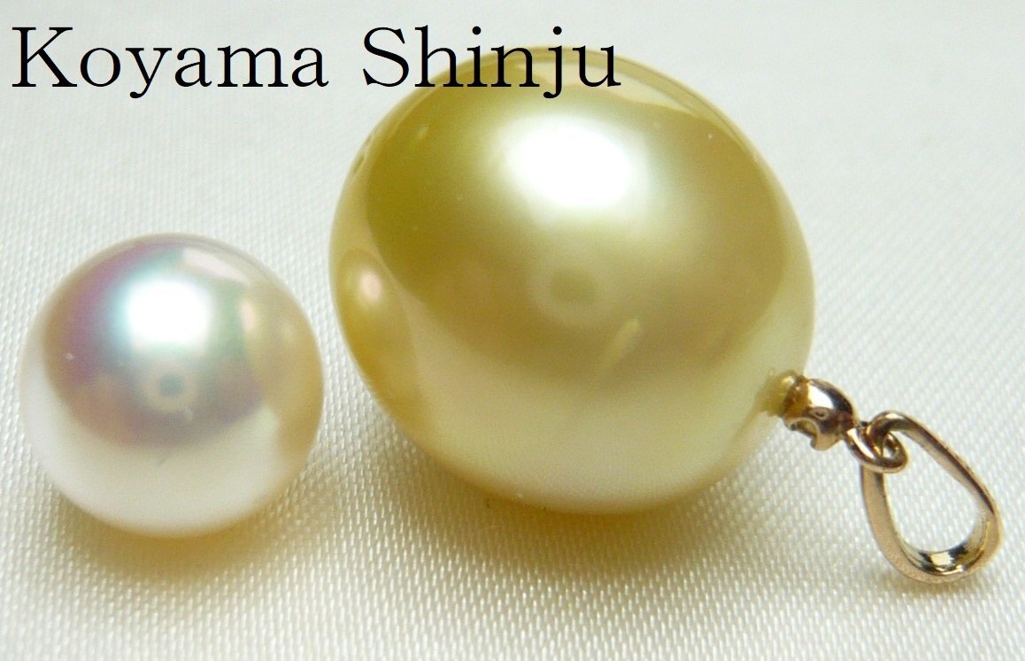  new goods * Oyama pearl *1 jpy ~ article limit! beautiful color color! natural champagne gold series extra-large 12.4X13.7mm! White Butterfly pearl with diamond pearl pendant top 