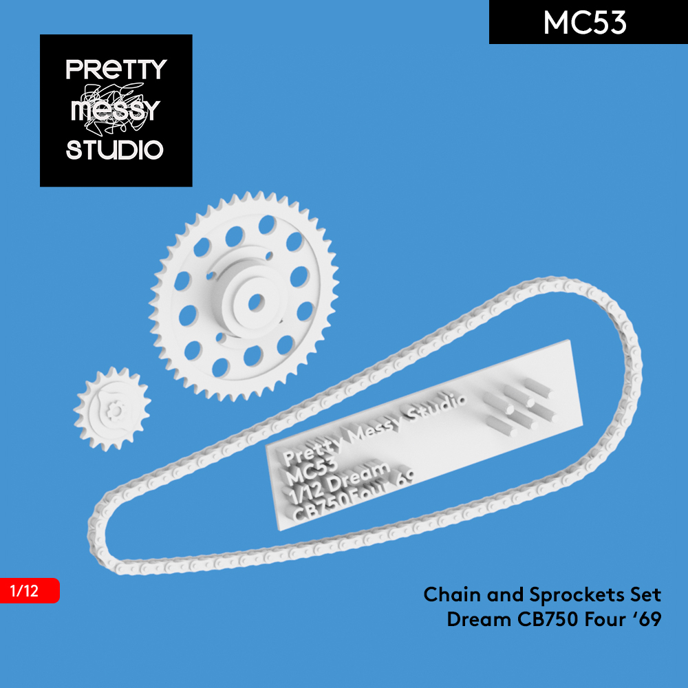 3D принтер цепь Aoshima 1/12 Honda Dream CB750 Four \'69 Aoshima #MC53