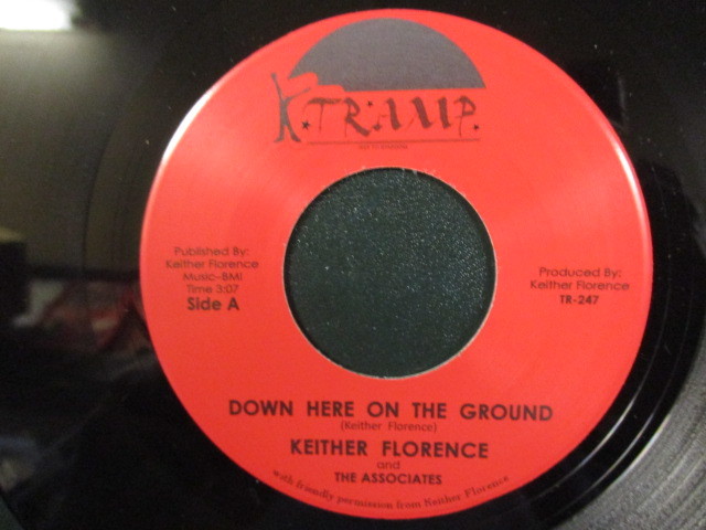 Keither Florence ： Down Here On The Ground 7'' / 45s ★ '78 自主盤 再発! メロウ・モダンソウル Mellow Modern Soul ☆ 5点で送料無料_画像1